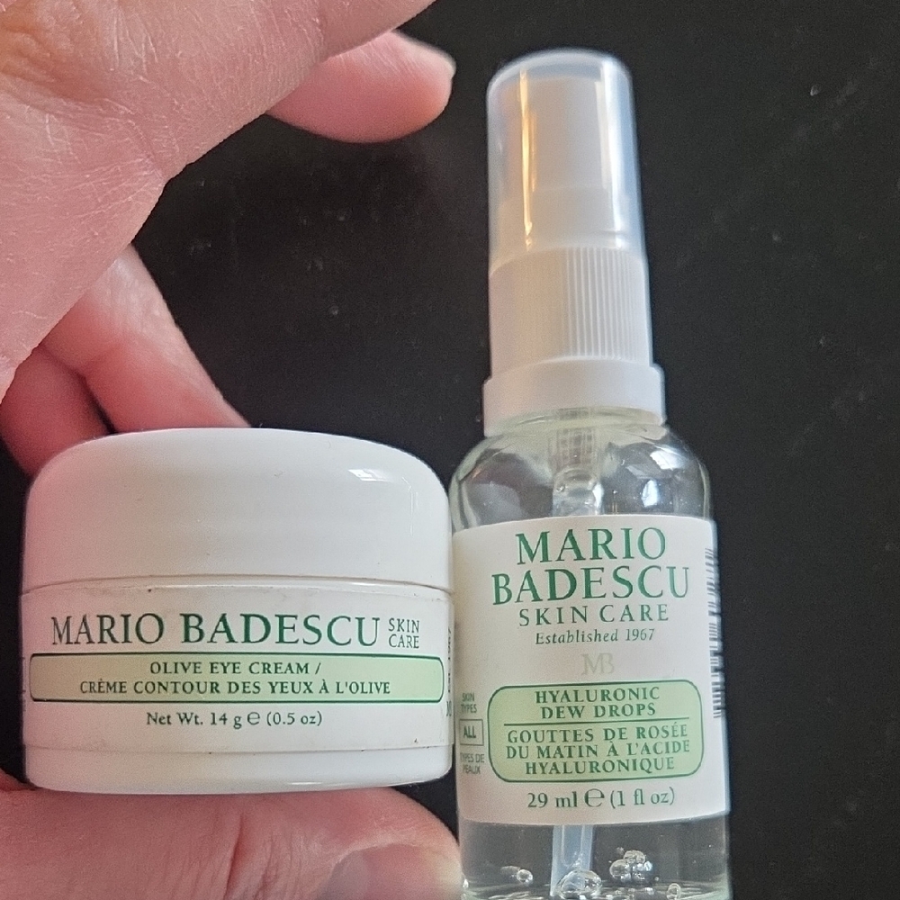 BN Mario Badescu Olive Eye Cream and Hyaluronic Dew Drops Set